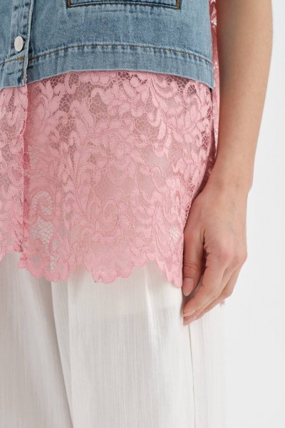 Женский Джинсовый Жилет TW3