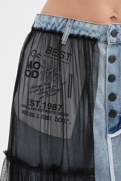 Женская Джинсовая Юбка TW3