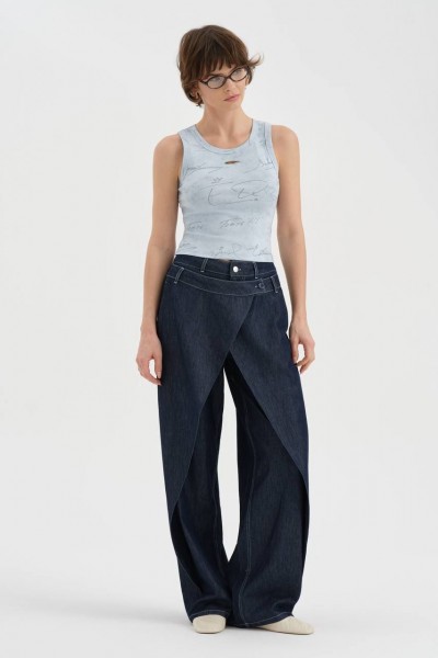 Женский Джинсовый Жилет TW3