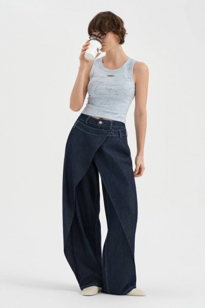 Женский Джинсовый Жилет TW3