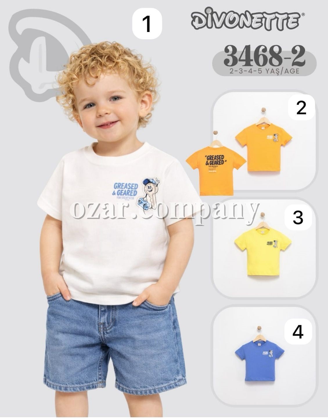 Футболка Для Мальчика Divonette (2-3-4-5лет)