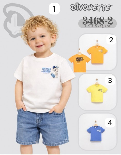 Футболка Для Мальчика Divonette (2-3-4-5лет)