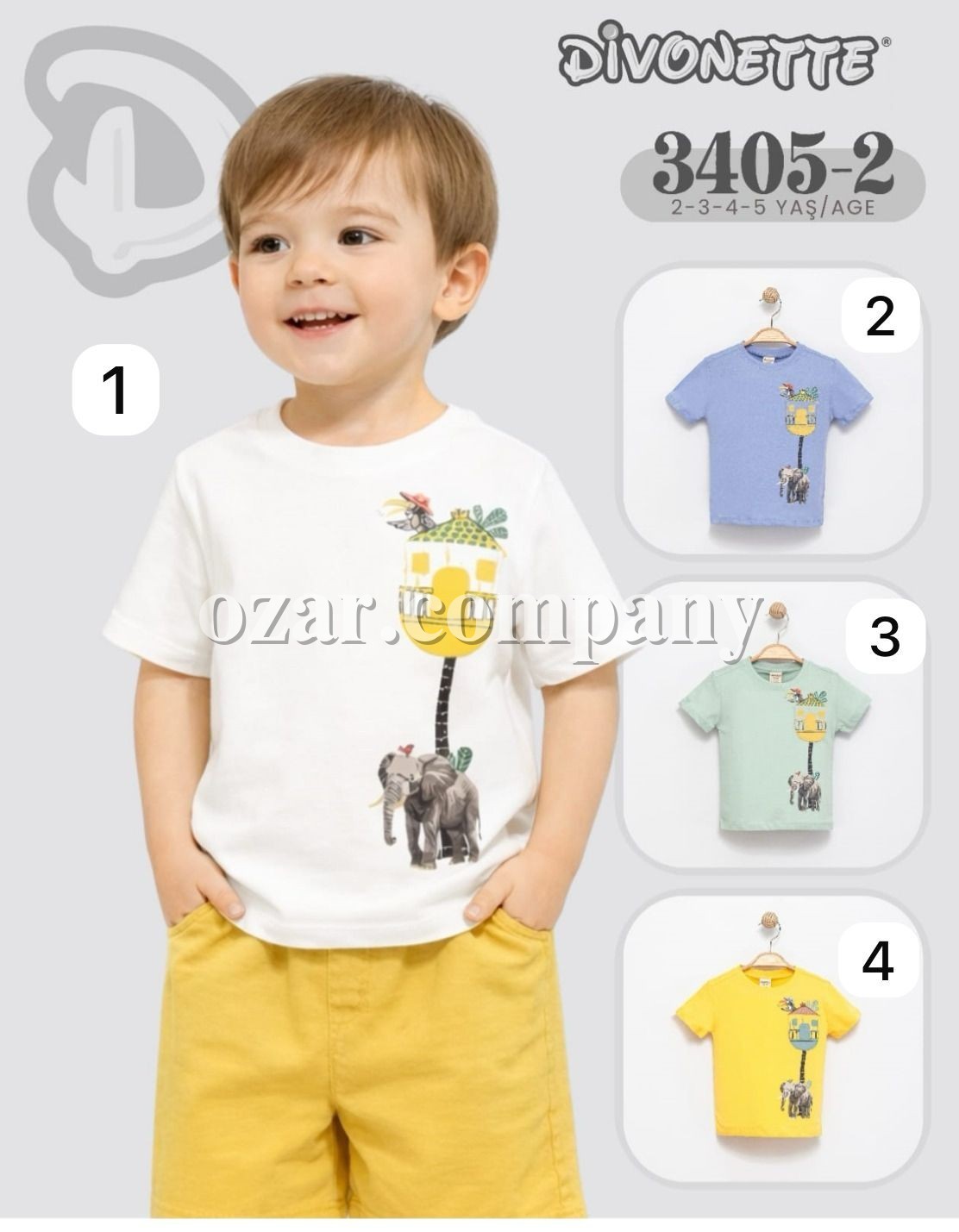 Футболка Для Мальчика Divonette (2-3-4-5лет)