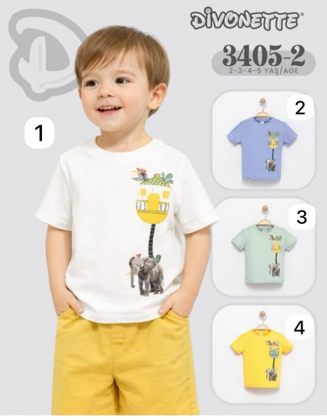 Футболка Для Мальчика Divonette (2-3-4-5лет)