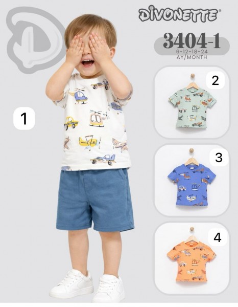 Футболка Для Мальчика Divonette (6-12-18-24мес.)