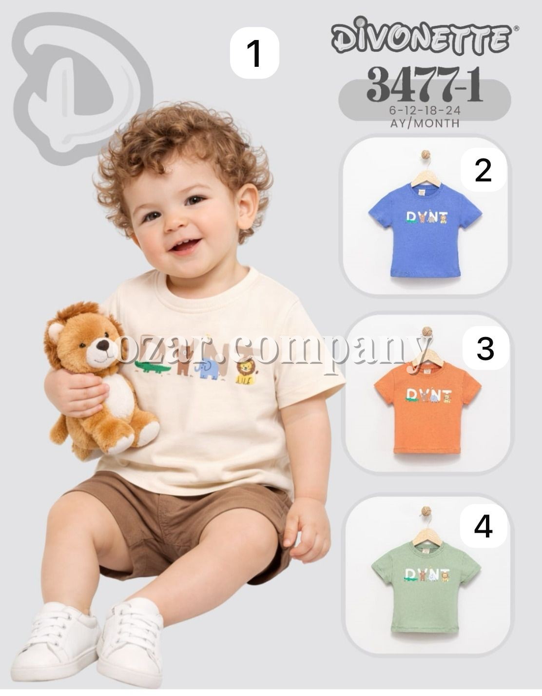 Футболка Для Мальчика Divonette (6-12-18-24мес.)