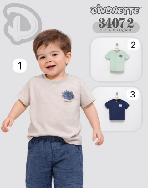 Футболка Для Мальчика Divonette (2-3-4-5лет)