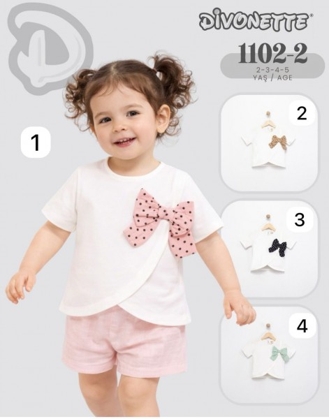 Футболка Для Девочки Divonette (2-3-4-5лет)