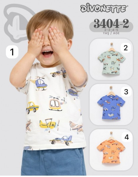 Футболка Для Мальчика Divonette (2-3-4-5лет)