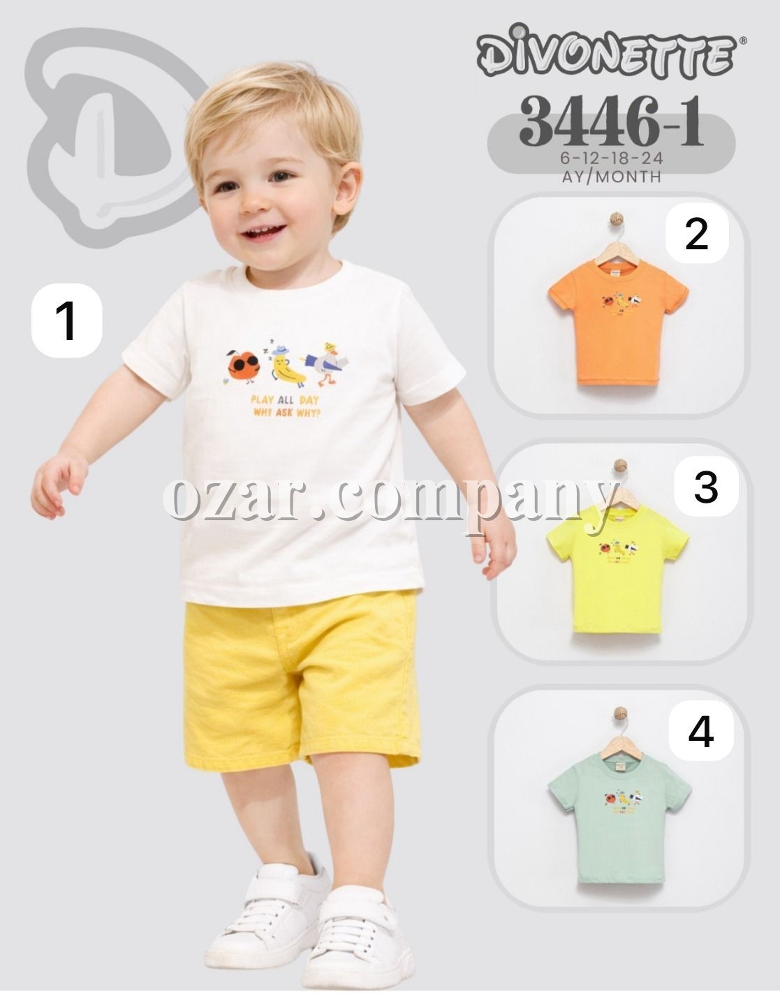 Футболка Для Мальчика Divonette (6-12-18-24мес.)