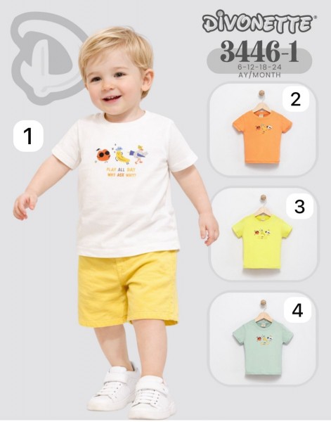 Футболка Для Мальчика Divonette (6-12-18-24мес.)