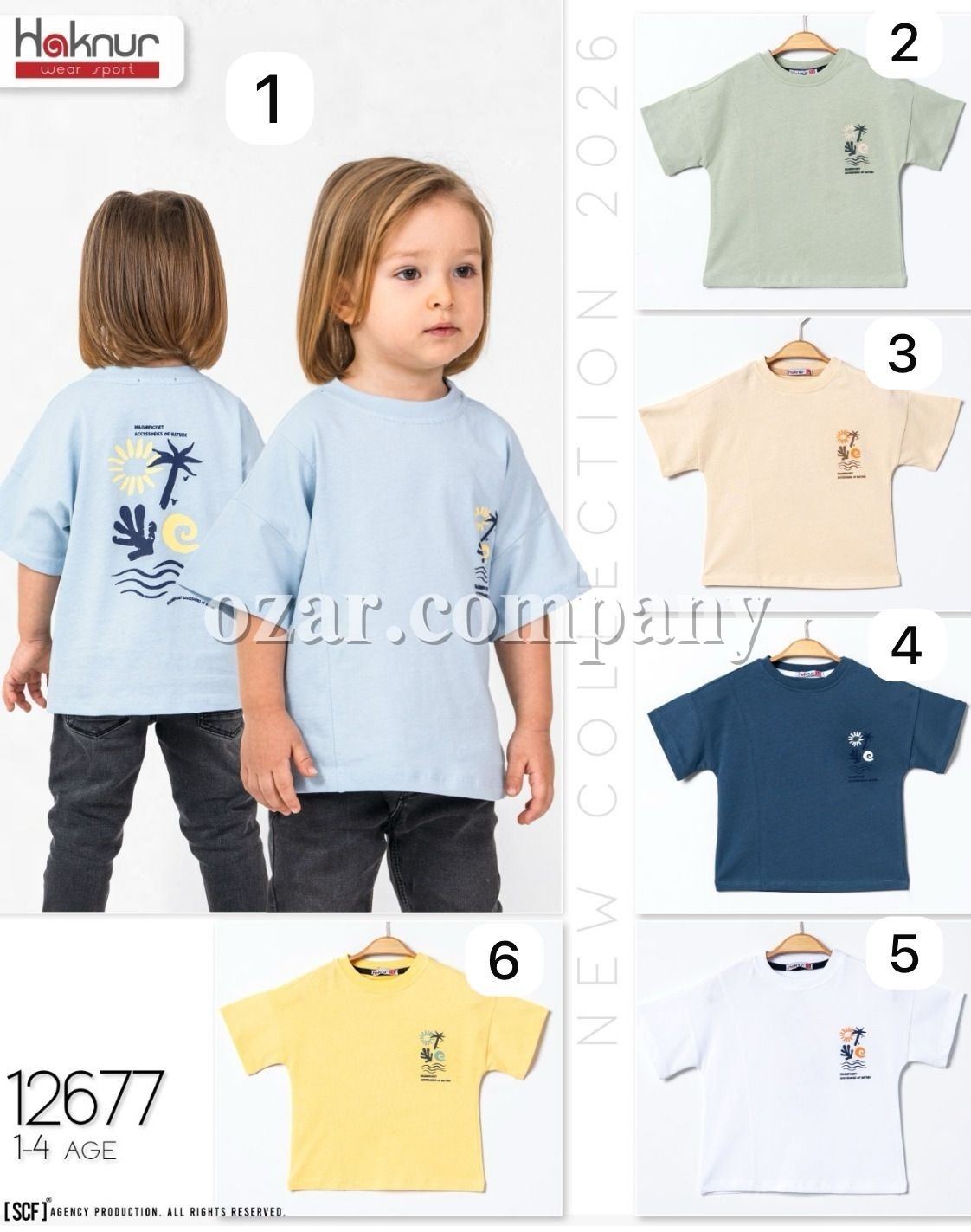 Футболка Для Мальчика Haknur (1-2-3-4лет) 