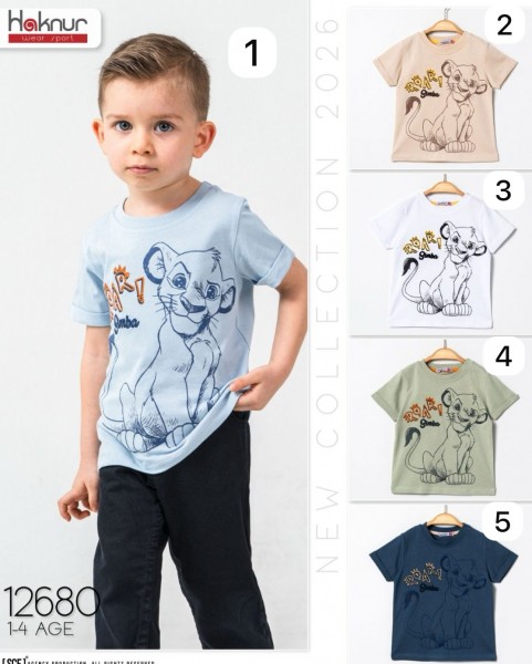 Футболка Для Мальчика Haknur (1-2-3-4лет) 