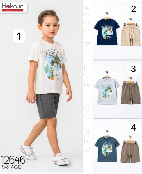 Футболка Для Мальчика Haknur (5-6-7-8лет) 