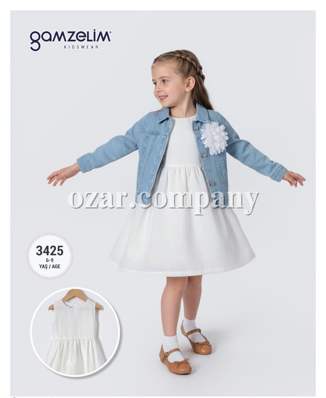 Платье Для Девочки Gamzelim (6-7-8-9лет) 