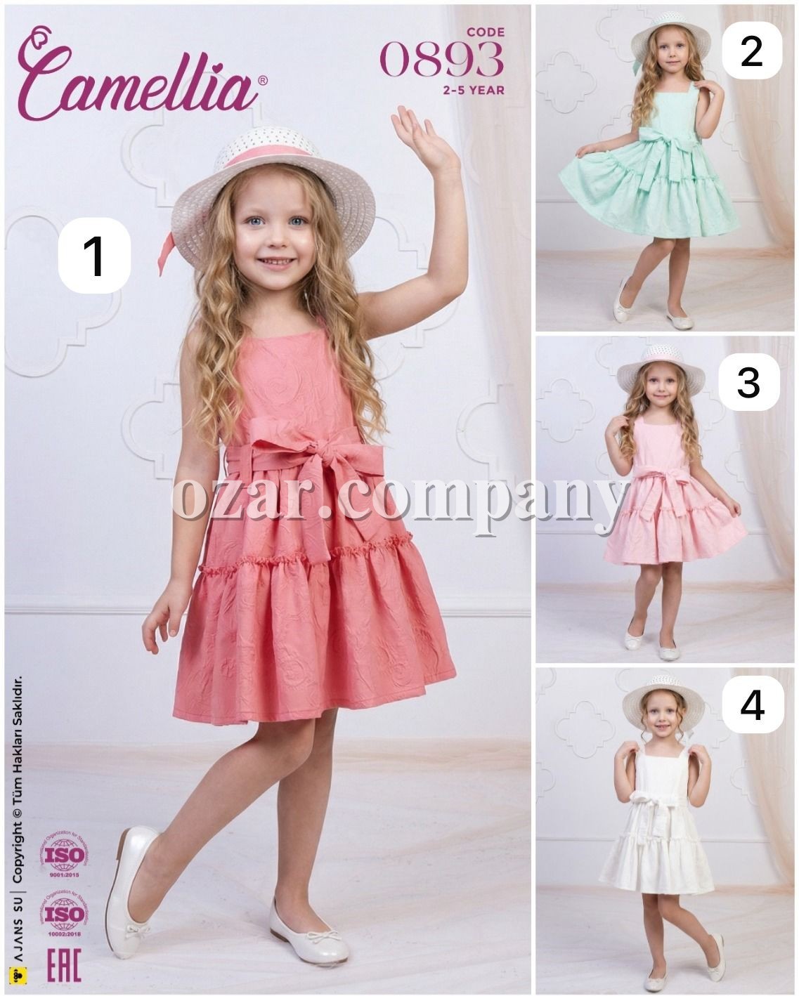 Платье Для Девочки Camellia (2-3-4-5лет)