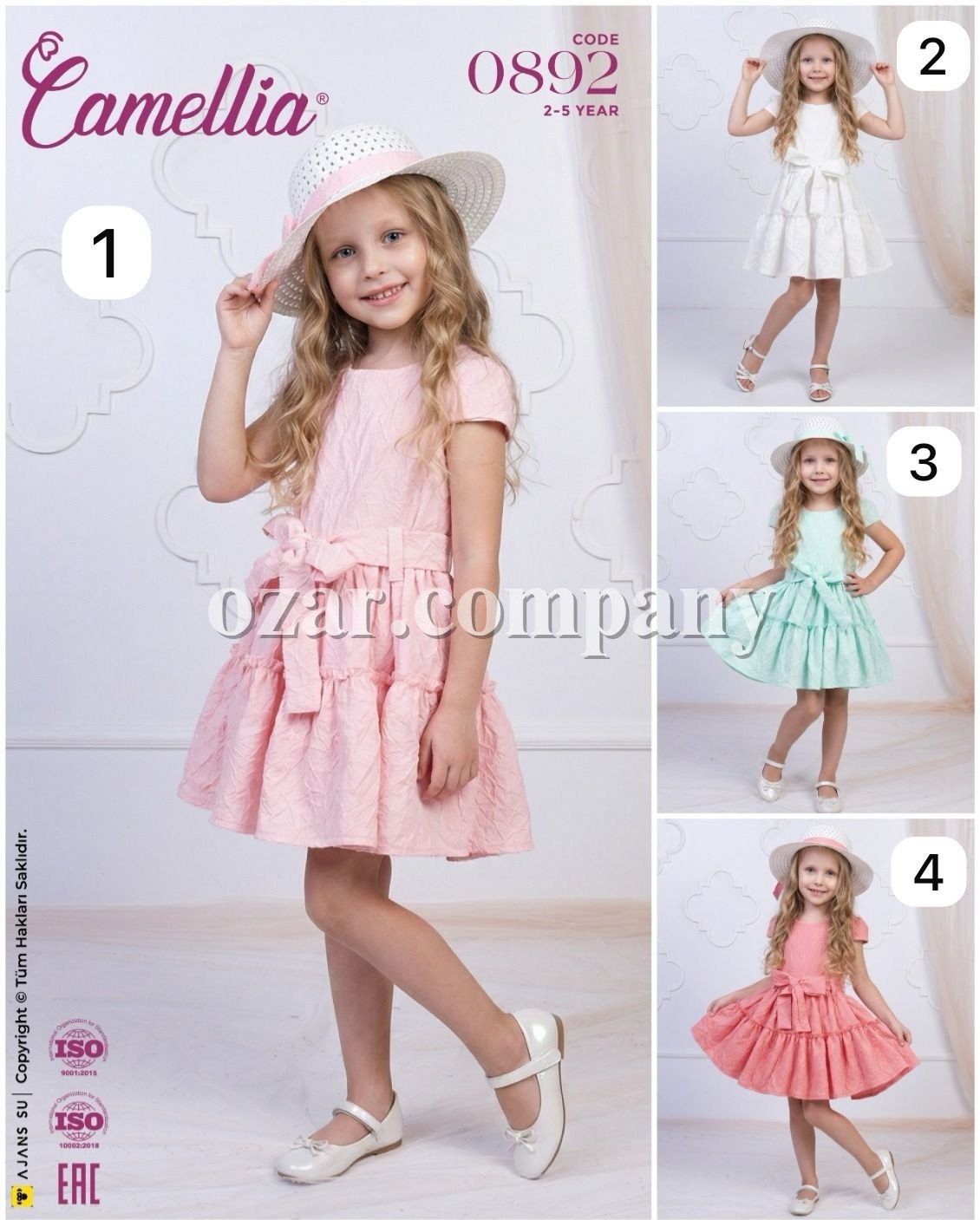 Платье Для Девочки Camellia (2-3-4-5лет)