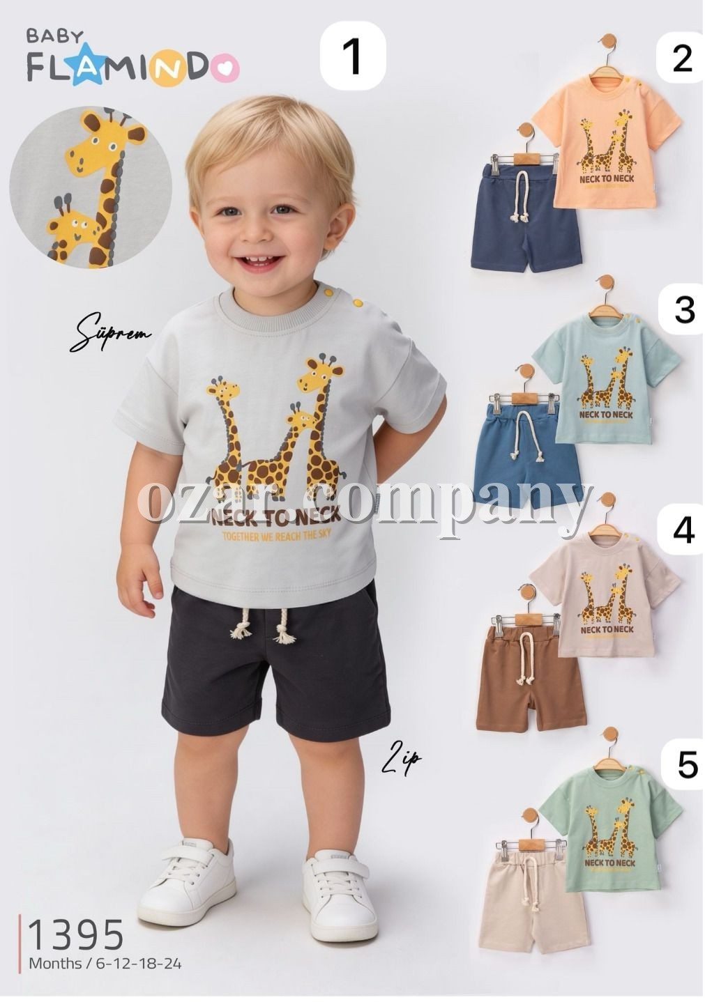 Костюм Для Мальчика Flamindo (6-12-18-24мес.)