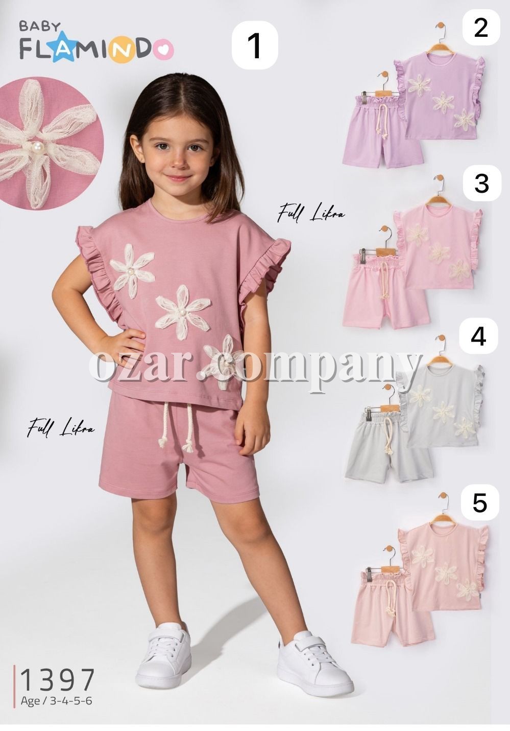 Костюм Для Девочки Flamindo (3-4-5-6лет) 