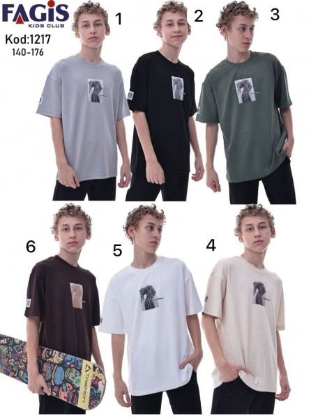 Футболка Для Мальчика Fagis (10-12-14-16лет) 