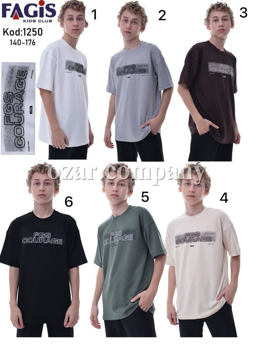 Футболка Для Мальчика Fagis (10-12-14-16лет) 