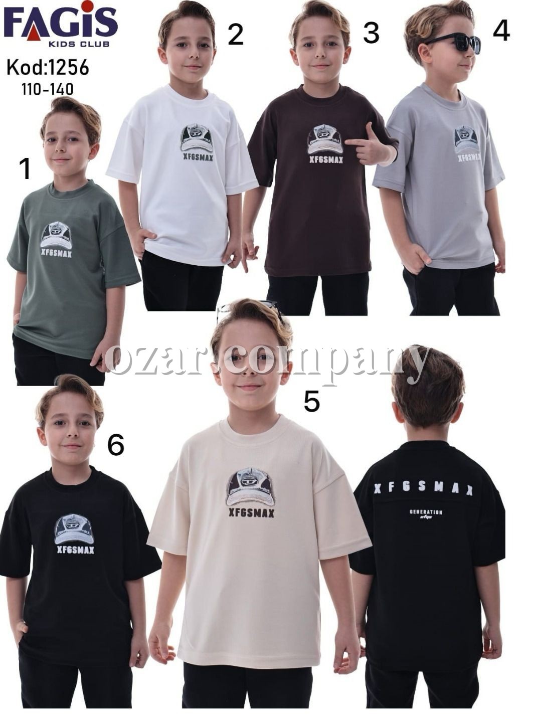 Футболка Для Мальчика Fagis (5-6-8-10лет) 