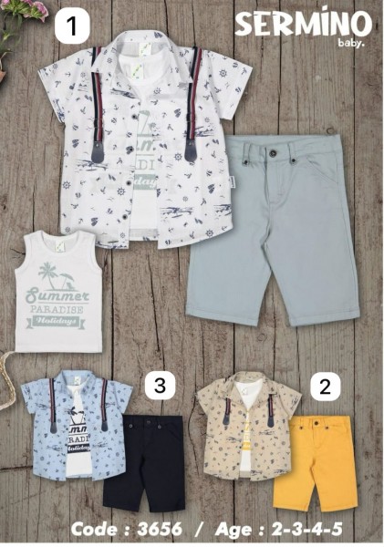 Костюм Тройка Для Мальчика Sermino (2-3-4-5лет)