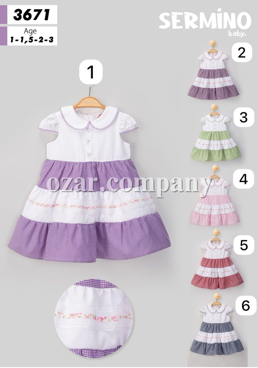 Платье Для Девочки Sermino (1-1.5-2-3лет)