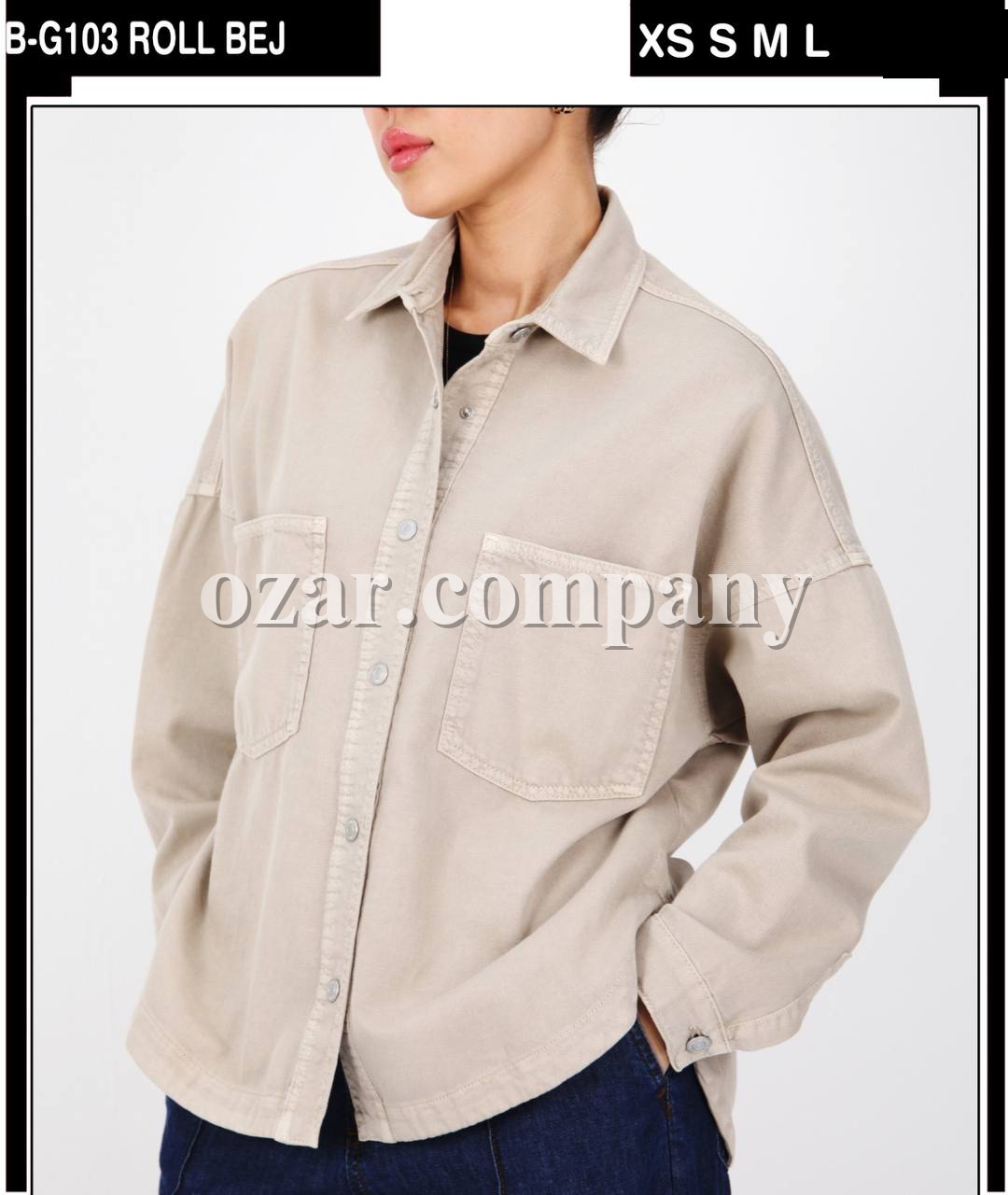 Женская Джинсовая Рубашка Whitney