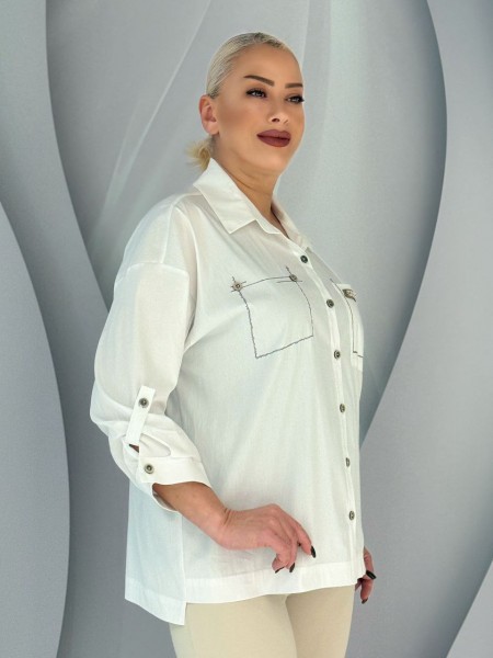 Женская Рубашка Aras (Большие размеры)