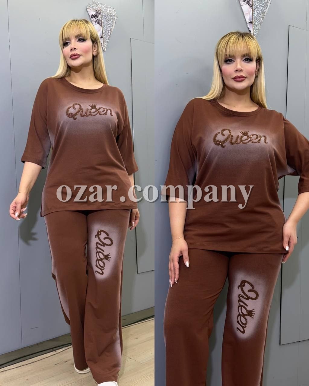 Женский Трикотажны Костюм Amar Fashion (Большие размеры)