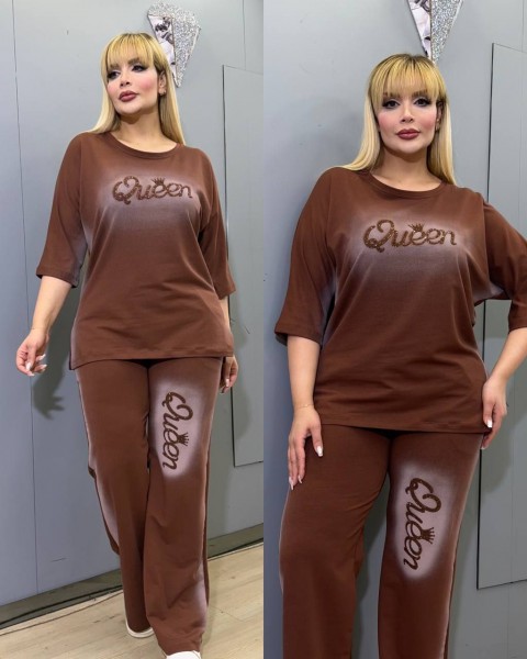 Женский Трикотажны Костюм Amar Fashion (Большие размеры)