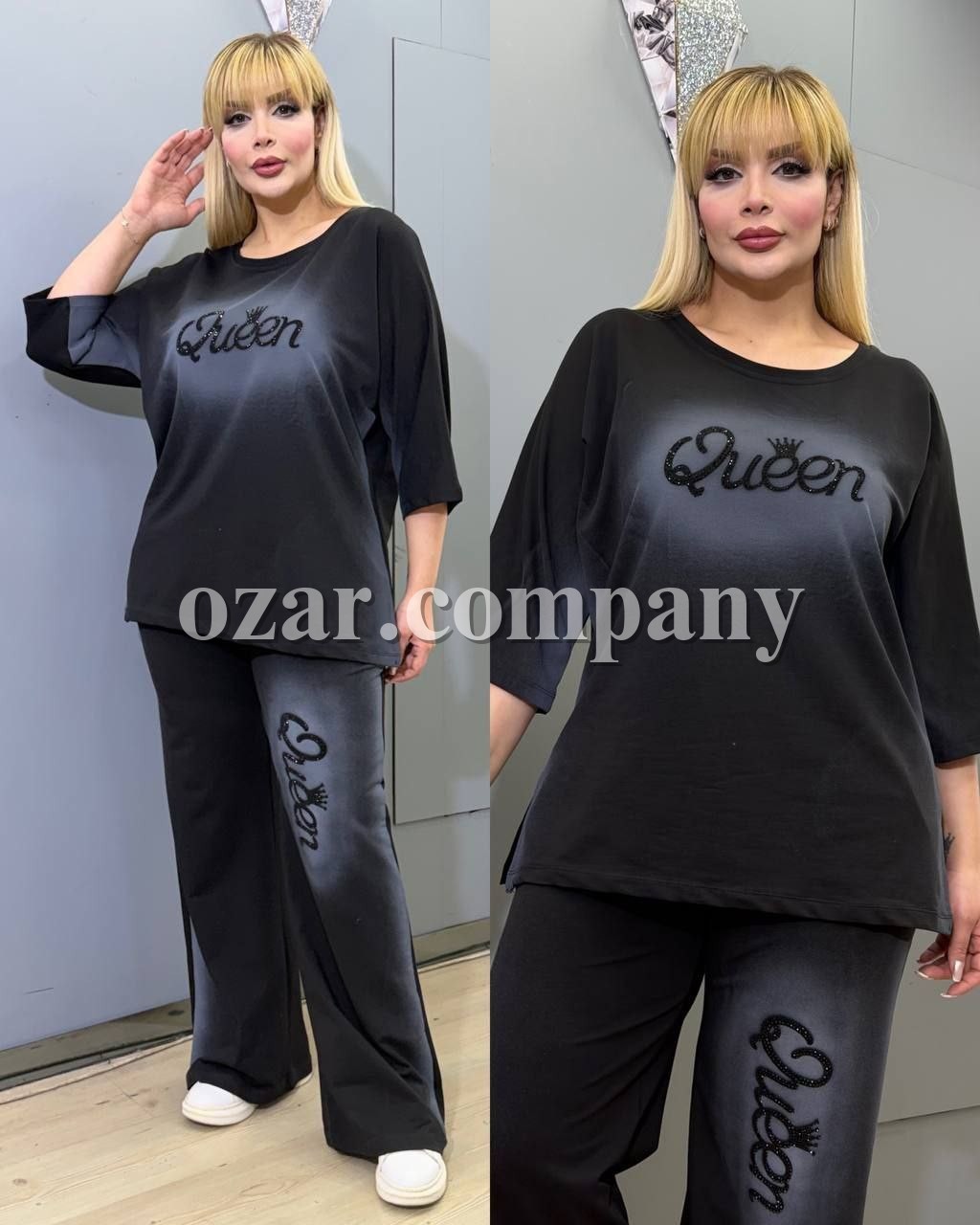 Женский Трикотажны Костюм Amar Fashion (Большие размеры)