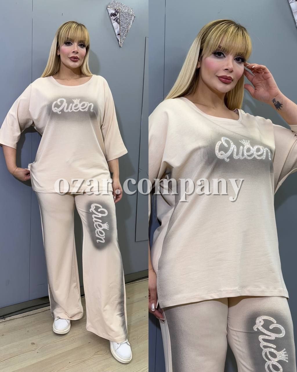 Женский Трикотажны Костюм Amar Fashion (Большие размеры)