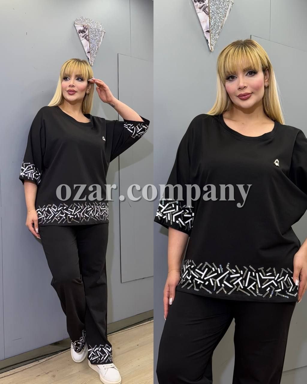 Женский Трикотажны Костюм Amar Fashion (Большие размеры)