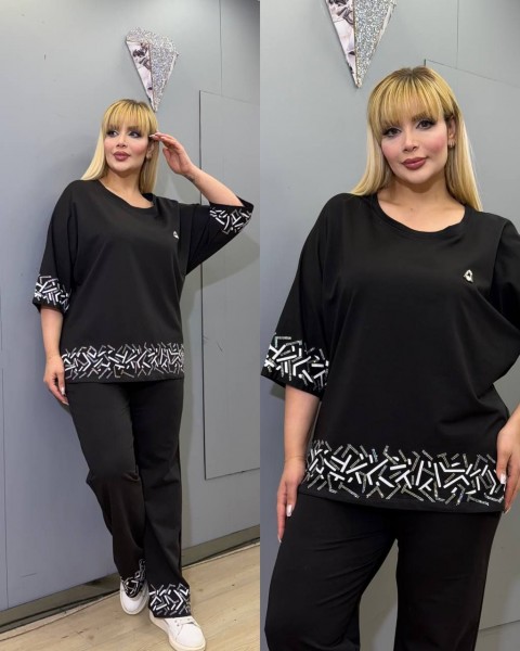 Женский Трикотажны Костюм Amar Fashion (Большие размеры)