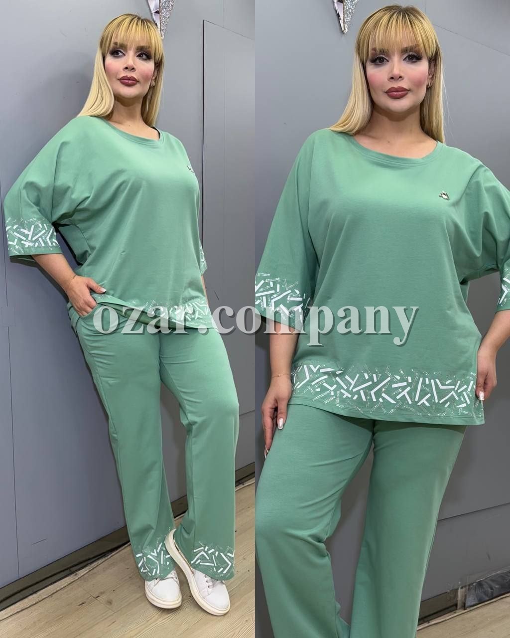 Женский Трикотажны Костюм Amar Fashion (Большие размеры)