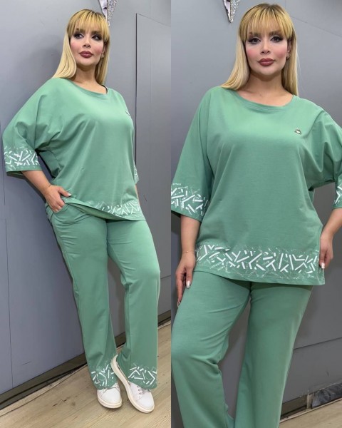 Женский Трикотажны Костюм Amar Fashion (Большие размеры)