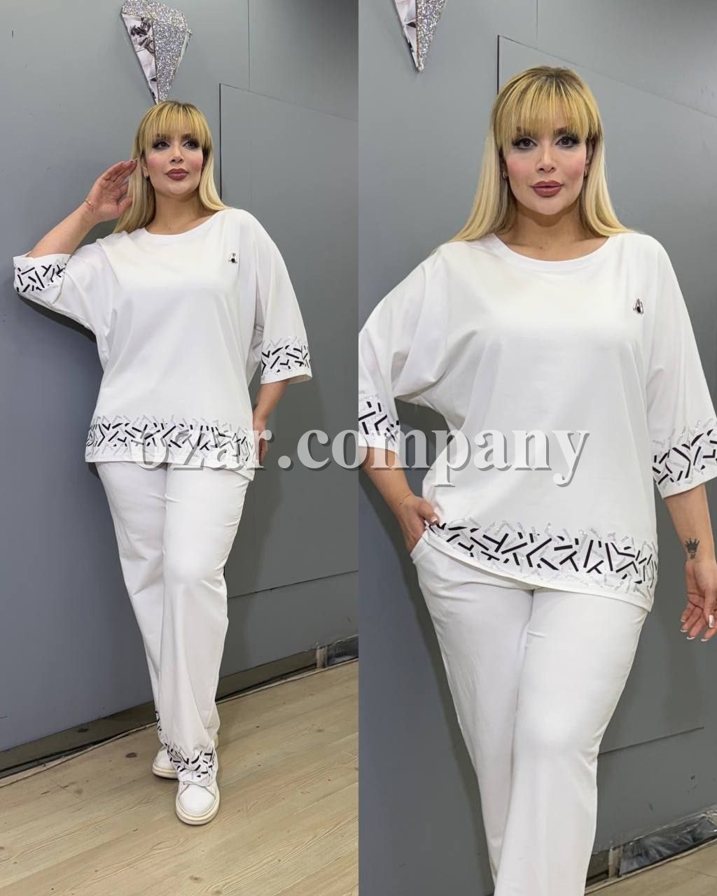 Женский Трикотажны Костюм Amar Fashion (Большие размеры)