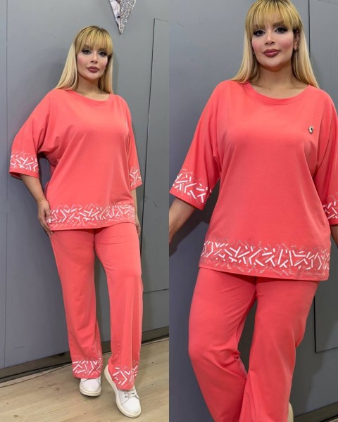 Женский Трикотажны Костюм Amar Fashion (Большие размеры)