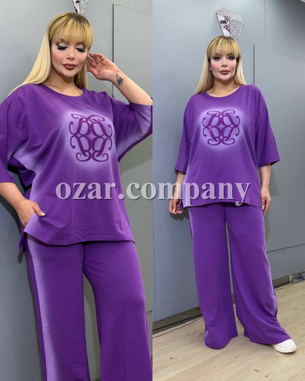 Женский Трикотажны Костюм Amar Fashion (Большие размеры)