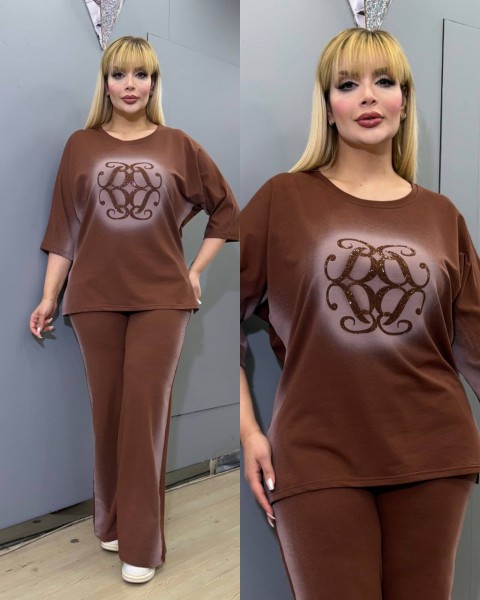 Женский Трикотажны Костюм Amar Fashion (Большие размеры)