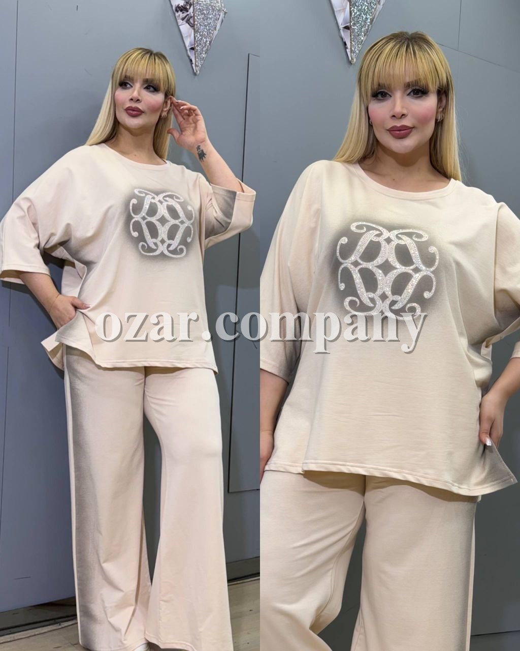 Женский Трикотажны Костюм Amar Fashion (Большие размеры)