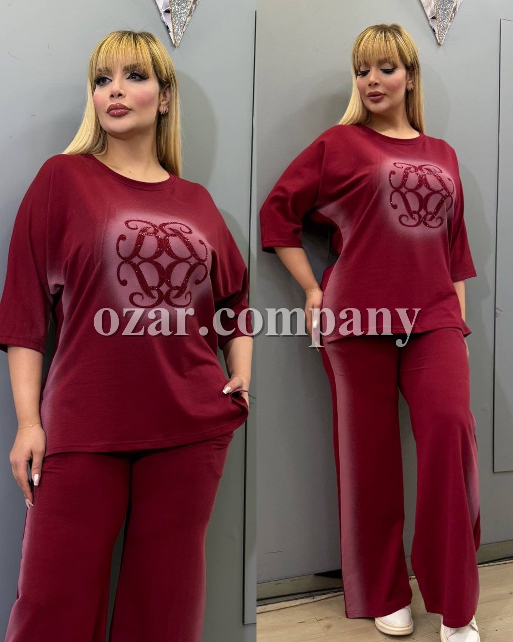 Женский Трикотажны Костюм Amar Fashion (Большие размеры)