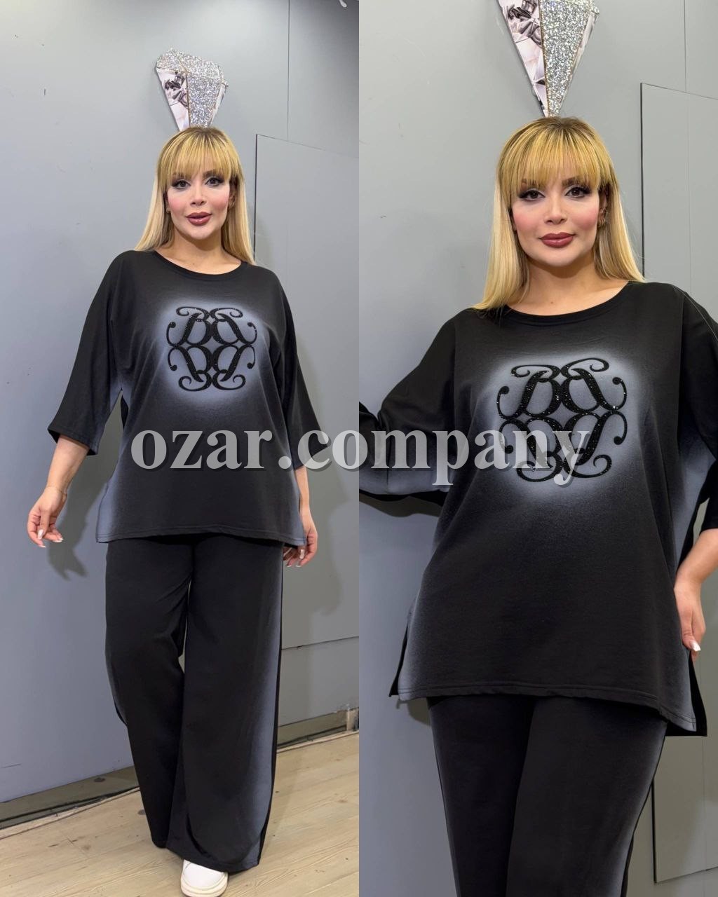 Женский Трикотажны Костюм Amar Fashion (Большие размеры)