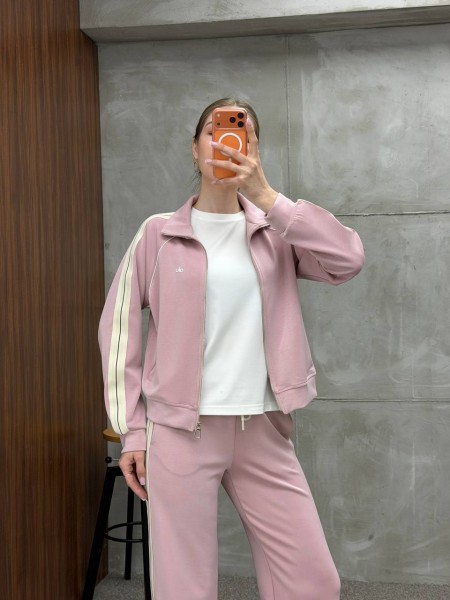 Женский Брендовый Трикотажный Костюм Тройка ALO