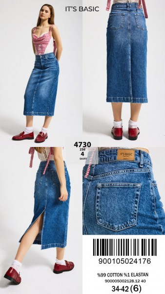 Женская Джинсовая Юбка ITS Basic 