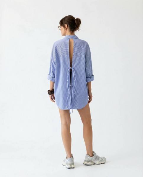 Женское Рубашка Fame