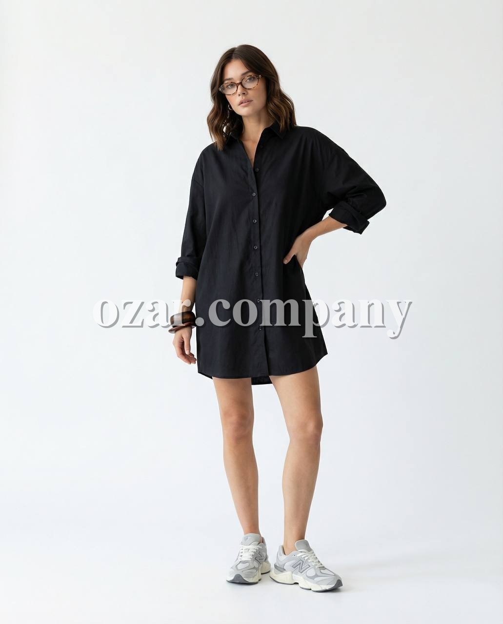 Женское Рубашка Fame