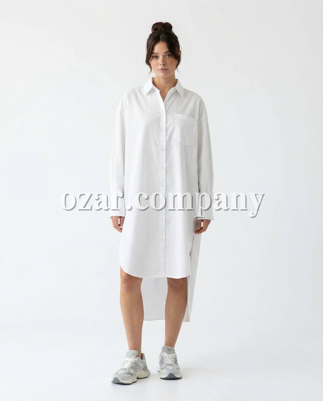 Женское Платье-Рубашка Fame